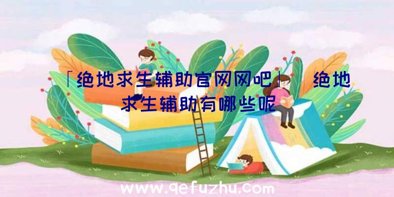 「绝地求生辅助官网网吧」|绝地求生辅助有哪些呢